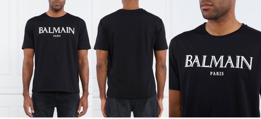 BALMAIN BALMAIN T-Shirt AH0EG000BC27 — 3