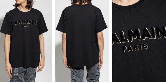 BALMAIN BALMAIN T-Shirt AH1EG010 — 2