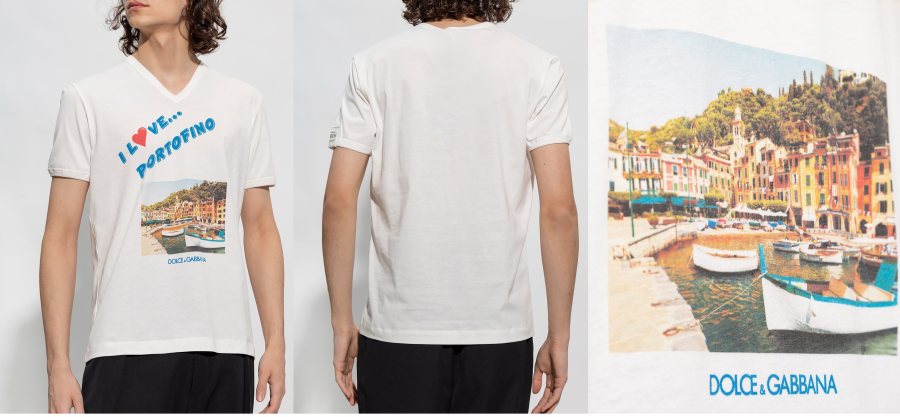 Dolce & Gabbana Dolce & Gabbana T-Shirt G8QL1TG7I3E — 4