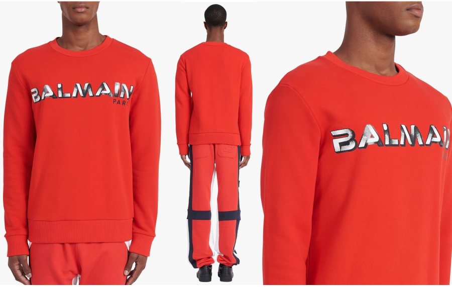 BALMAIN BALMAIN Sweatshirt WH1JQ040B139MAI — 2