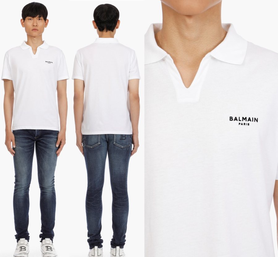 BALMAIN BALMAIN Poloshirt XH16B005 — 2