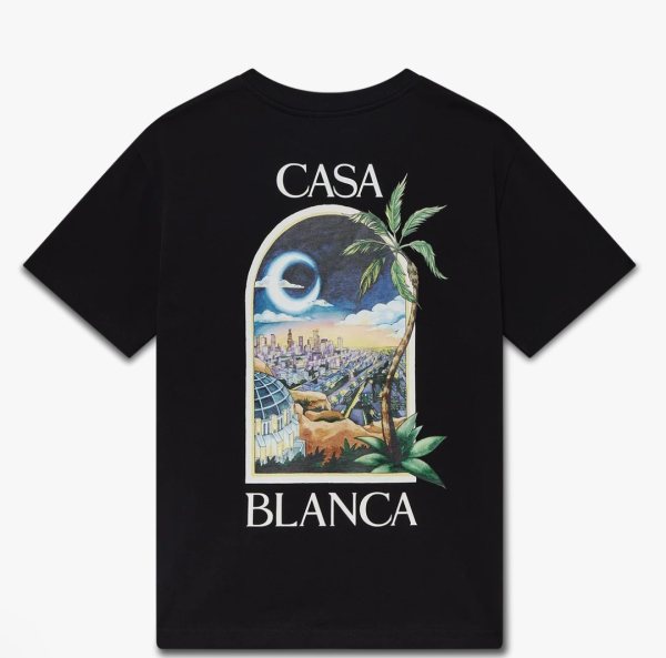 Casablanca LA Nights T-Shirt — Black