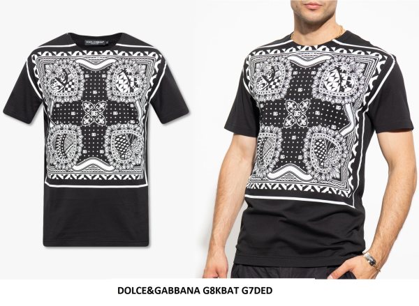 Dolce & Gabbana Bandana Print T-Shirt