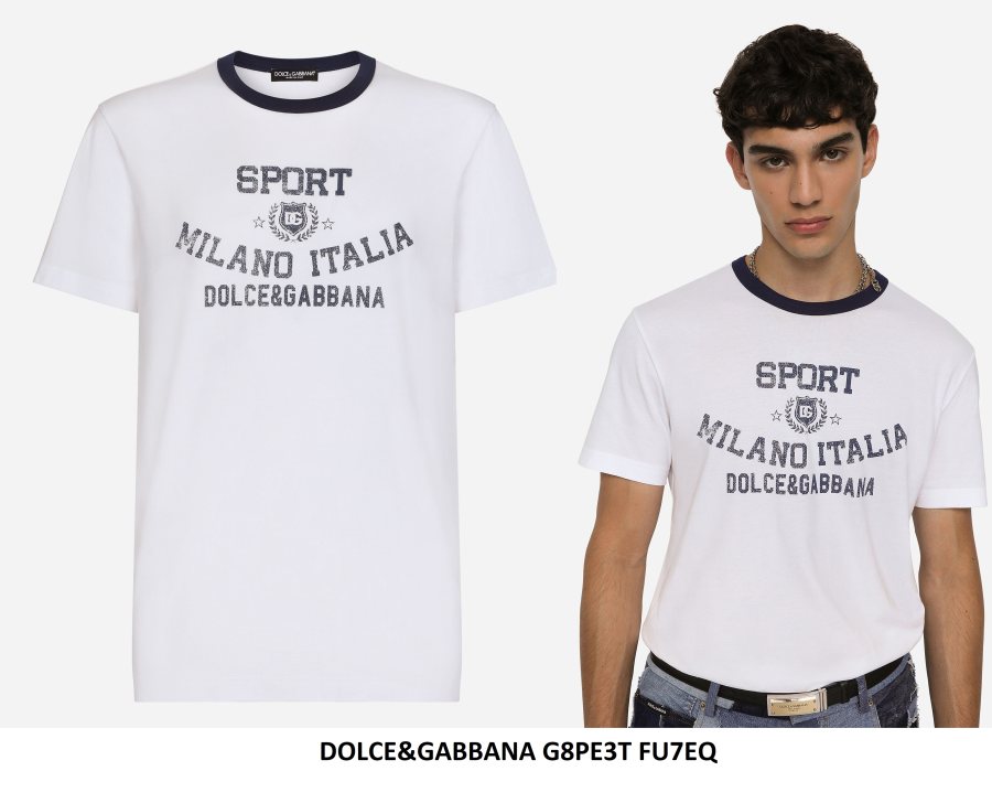 Dolce & Gabbana Dolce & Gabbana T-Shirt G8PE3TFU7EQ — 5