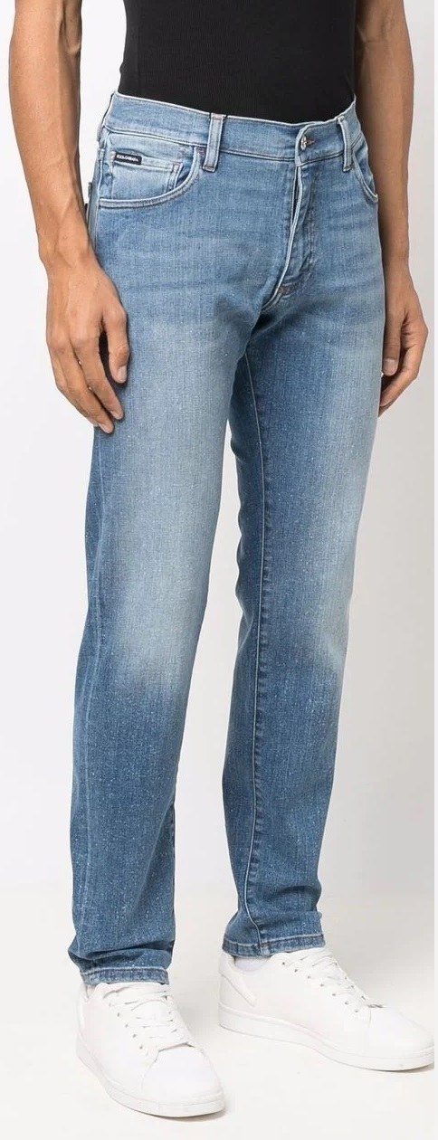 Dolce & Gabbana 5-Pocket Jeans — Mid Blue — 4