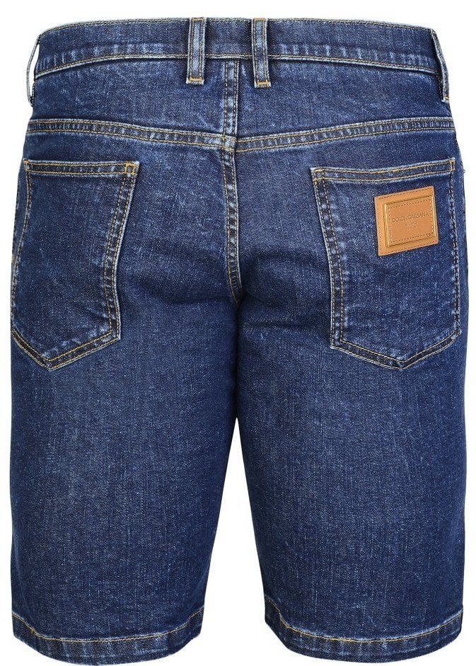 Dolce & Gabbana Denim Jeansshorts — Dark Wash — 2