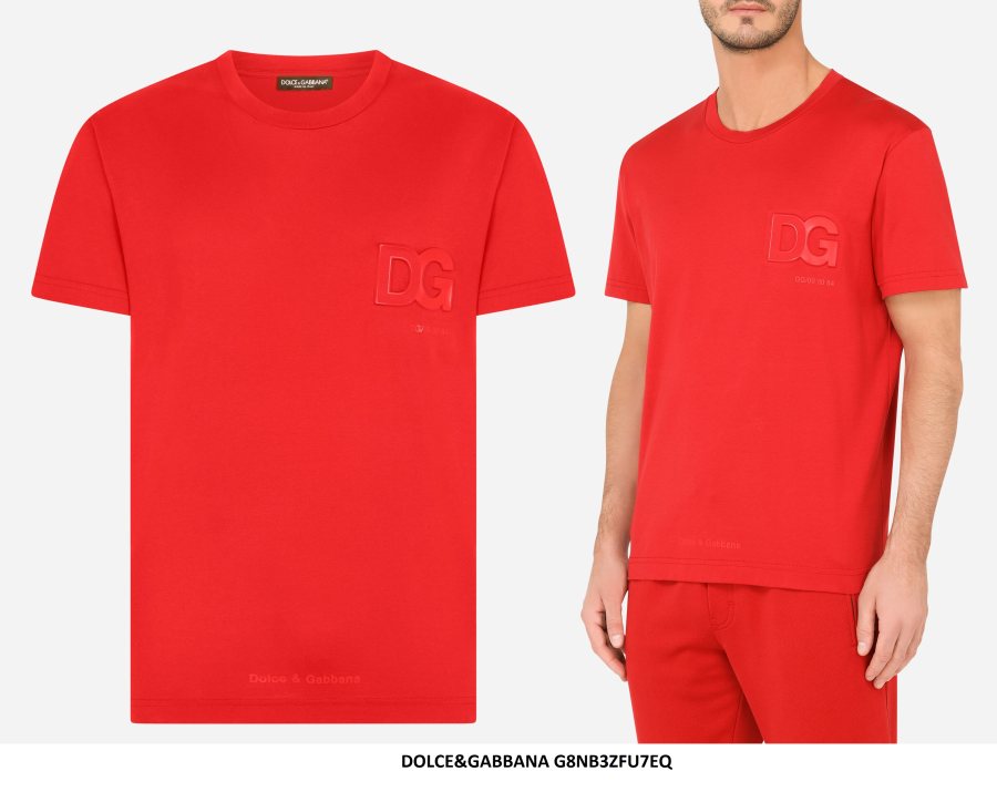 Dolce & Gabbana Logo T-Shirt — Red