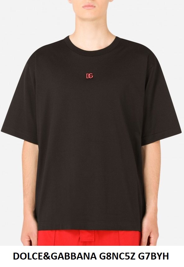 Dolce & Gabbana Oversized T-Shirt — Black