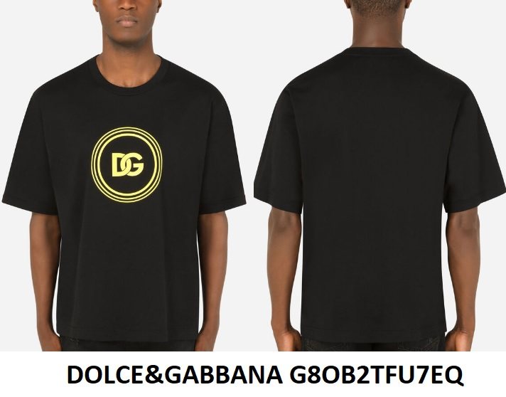Dolce & Gabbana Circle Logo T-Shirt — Black