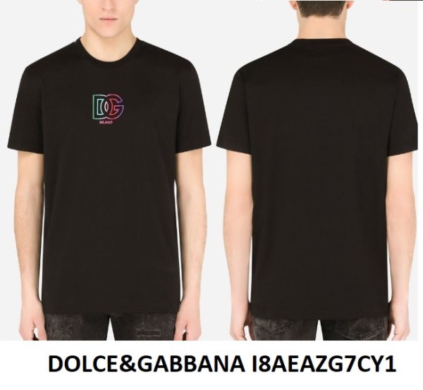 Dolce & Gabbana DG Patch T-Shirt — Black