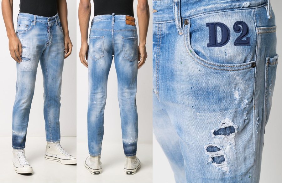 DSQUARED2 Distressed Jeans — S74L0851