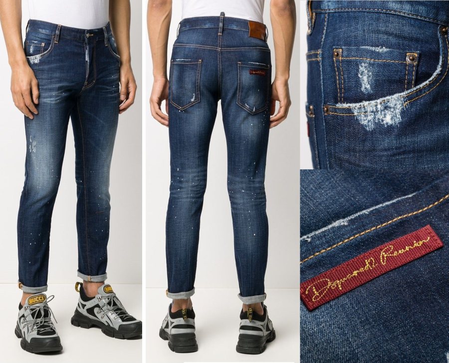 DSQUARED2 Distressed Jeans — S74LB0770 — 3