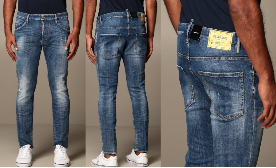 DSQUARED2 Distressed Jeans — S74LB0791 — 2