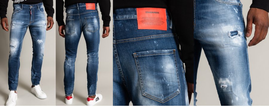 DSQUARED2 Distressed Jeans — S74LB0953 — 3