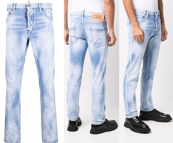 DSQUARED2 Distressed Jeans — S74LB1063