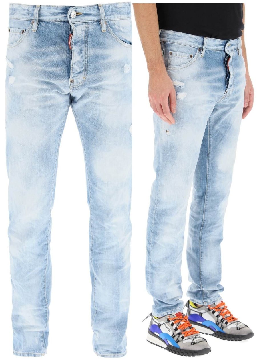 DSQUARED2 Distressed Jeans — S74LB1095 — 4