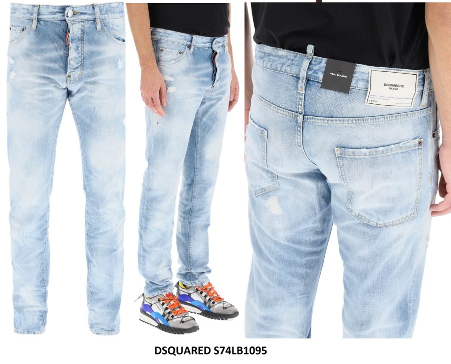 DSQUARED2 Distressed Jeans — S74LB1095 — 5