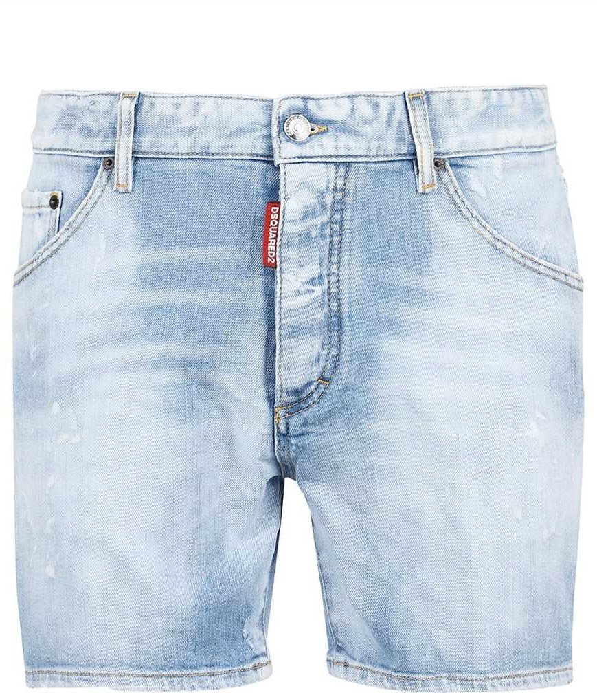 DSQUARED2 Clean Wash Denim Jeansshorts — S74MU0686 — 2