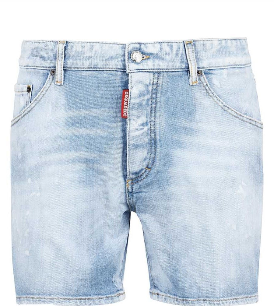 DSQUARED2 Clean Wash Denim Jeansshorts — S74MU0686 — 3