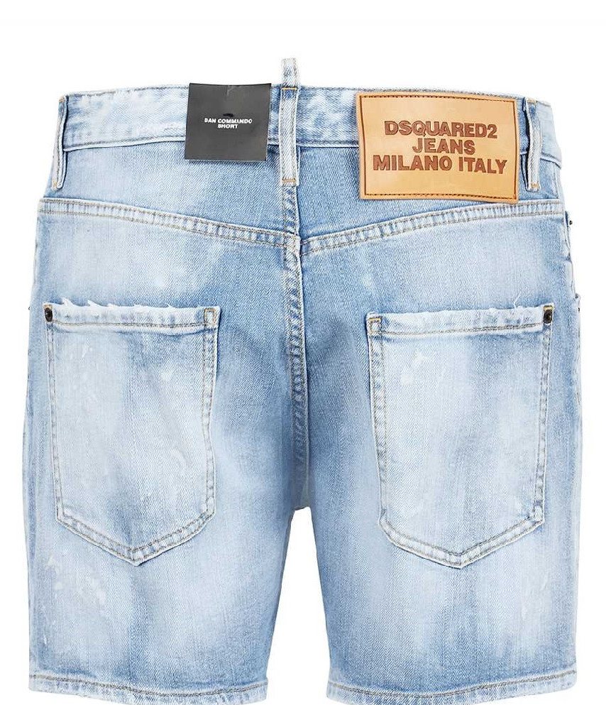 DSQUARED2 Clean Wash Denim Jeansshorts — S74MU0686 — 4