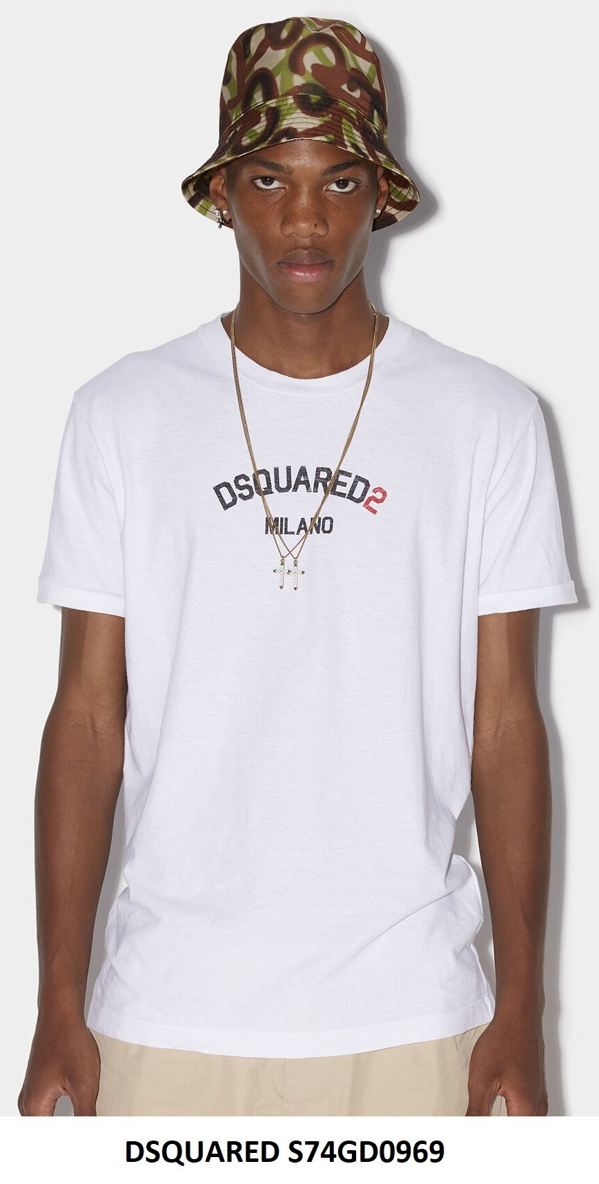 DSQUARED2 Logo T-Shirt — S74GD0969 — 2
