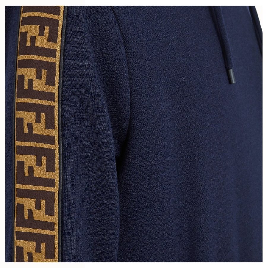 Fendi FF Tape Trainingsanzug, Navy — FY0870A1EGF0QA — 3
