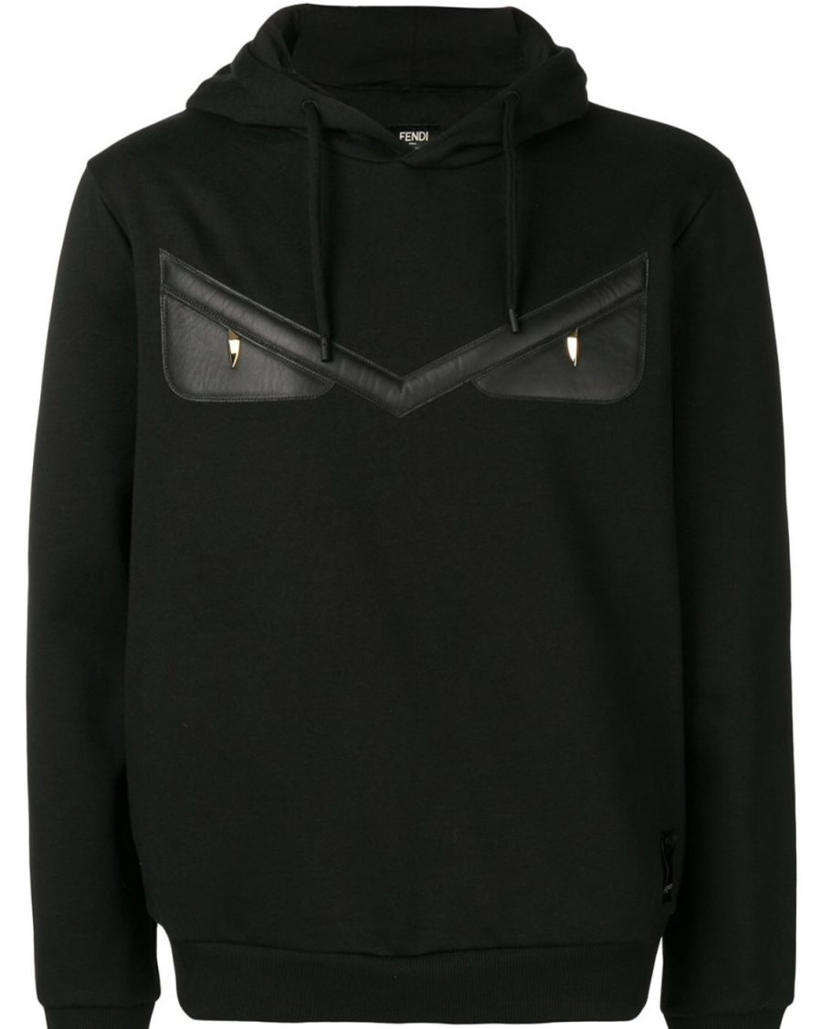 Fendi Monster Eyes Sweatshirt, Black