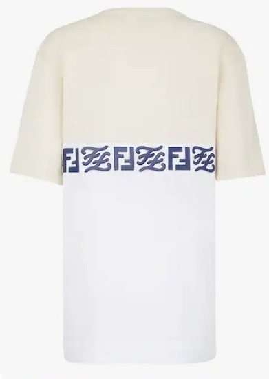 Fendi FF Band T-Shirt, White — FY0936AIU8F0ZE0 — 5