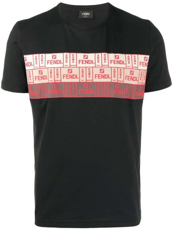 Fendi FF Band T-Shirt, Black
