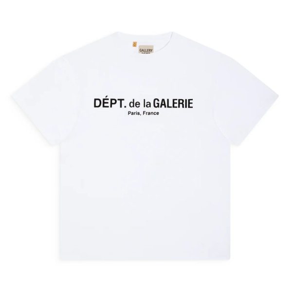 Gallery Dept. French Logo Front Print T-Shirt — White