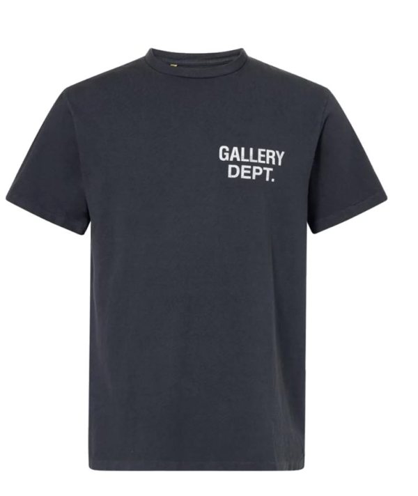 Gallery Dept. Logo Chest Print T-Shirt — Navy
