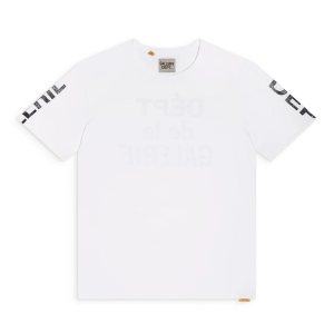 Sleeve Print T-Shirt — White