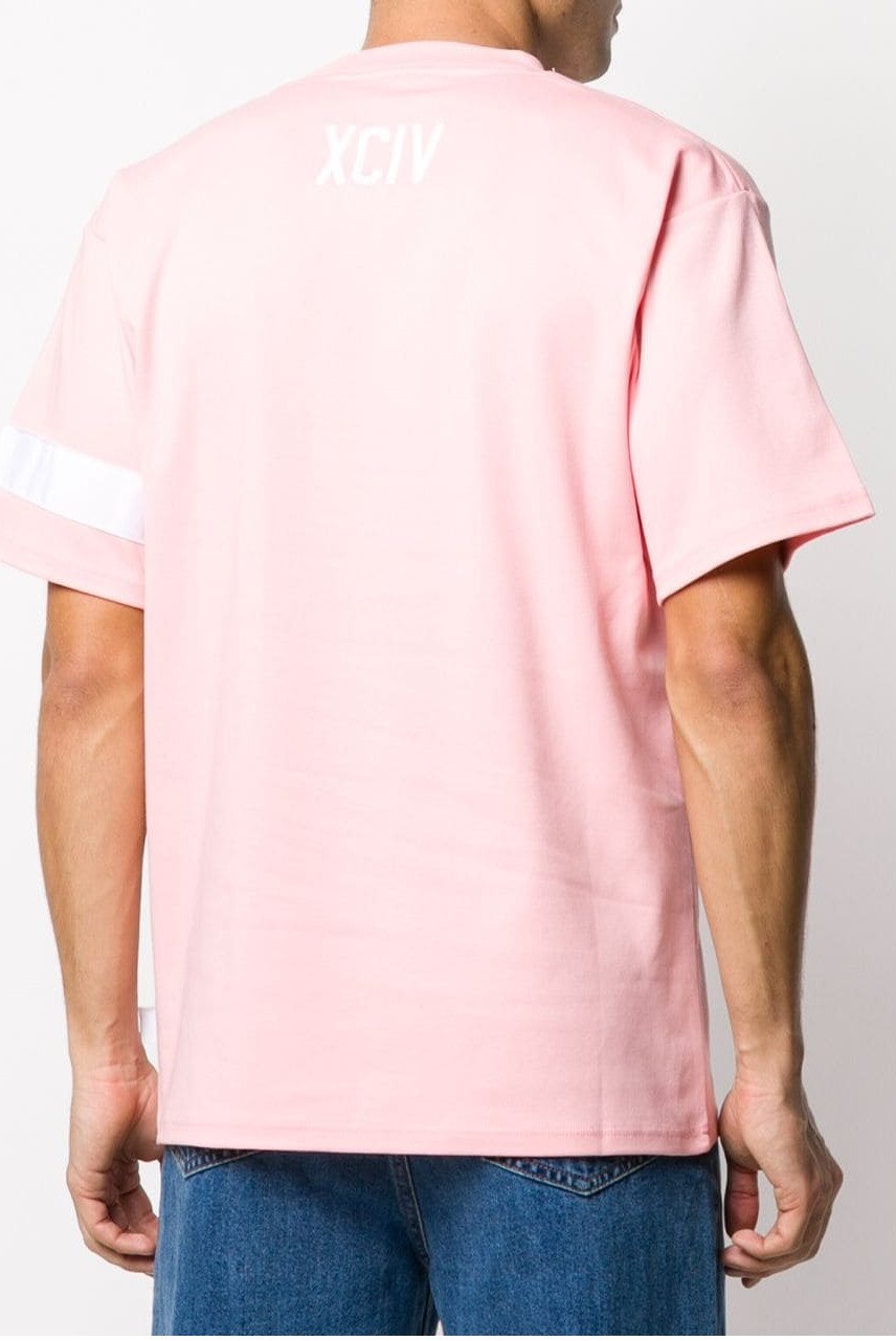 GCDS Logo T-Shirt, Pink — CC94M021004 — 4