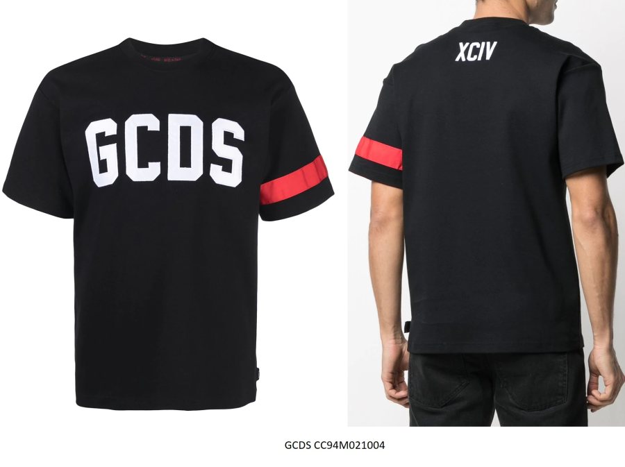 GCDS Band Logo T-Shirt, White — CC94M021004 — 4