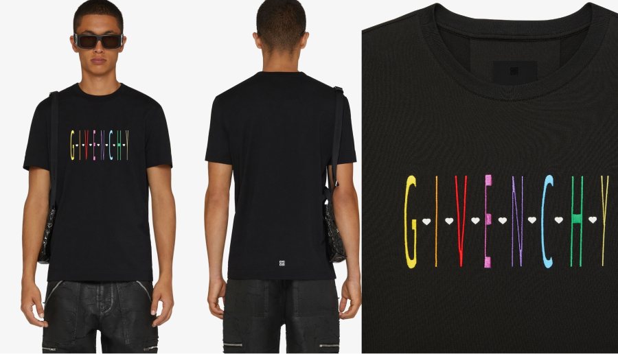 Givenchy Logo T-Shirt — BM716G3YASB — 3