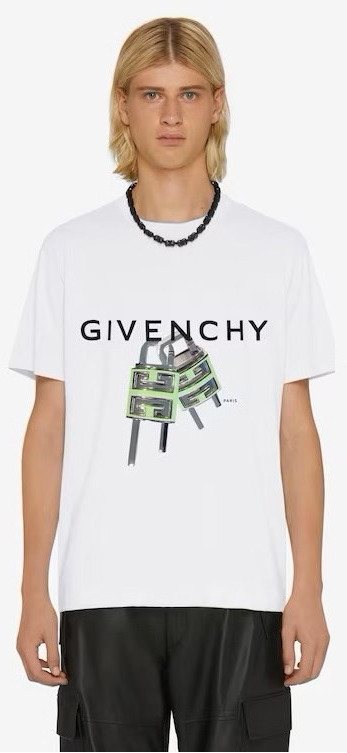 Givenchy Logo T-Shirt — BM716G3YBC — 5