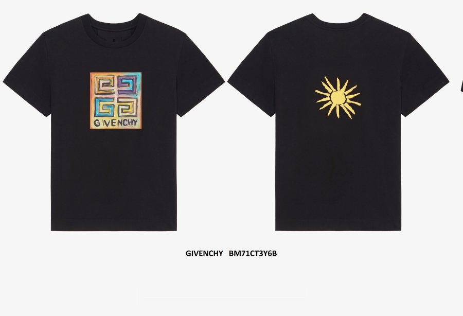 Givenchy Logo T-Shirt — BM71CT3Y6B 1 — 2