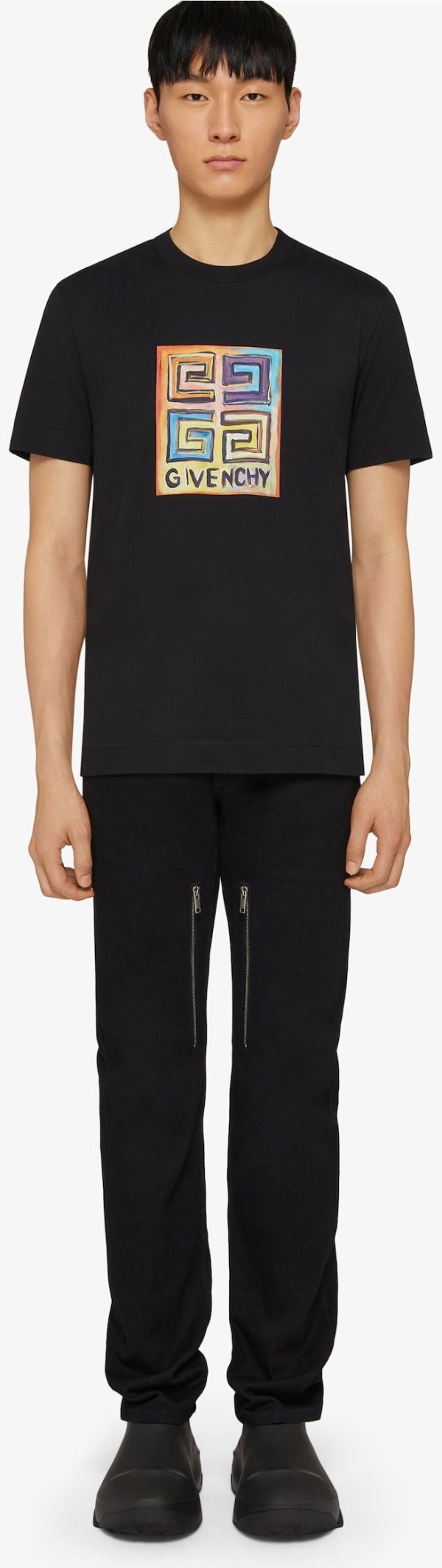 Givenchy Logo T-Shirt — BM71CT3Y6B 1
