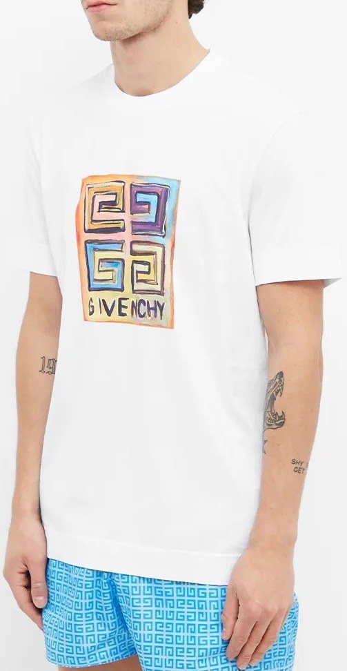 Givenchy Logo T-Shirt — BM71CT3Y6B