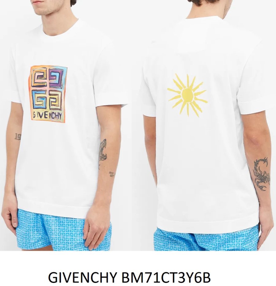 Givenchy Logo T-Shirt — BM71CT3Y6B — 2