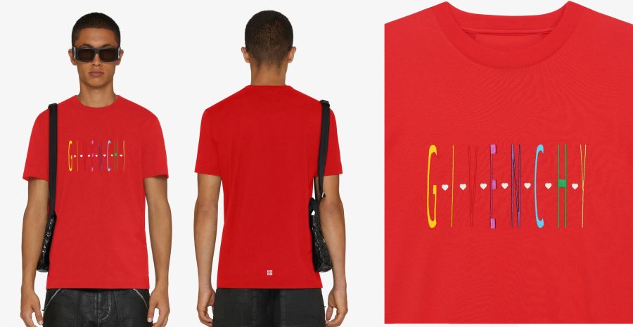 Givenchy Logo T-Shirt — BM716G3YAS — 4