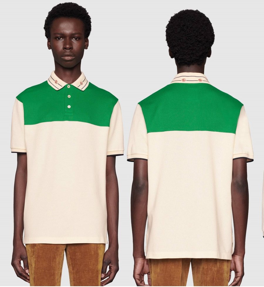 Gucci Colour Block Poloshirt — 645259 XJC6J