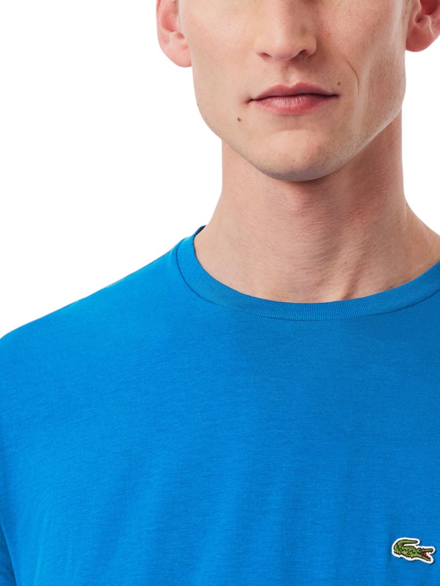 LACOSTE Lacoste Men Cotton Pima T-Shirt — Blue