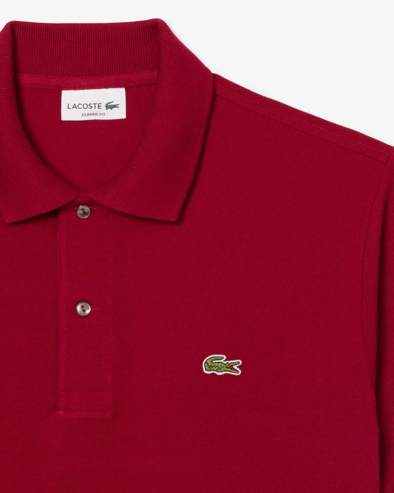 LACOSTE Lacoste Men Classic Fit L.12.12  Polo Shirt — Bordeaux — 2
