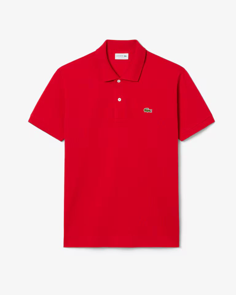 LACOSTE Lacoste Men Classic Fit L.12.12  Polo Shirt — Red