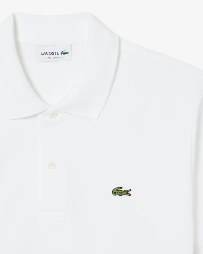 LACOSTE Lacoste Men Classic Fit L.12.12  Polo Shirt — White