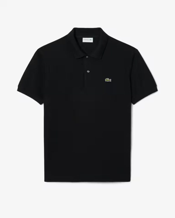 LACOSTE Lacoste Men Classic Fit L.12.12  Polo Shirt — Black
