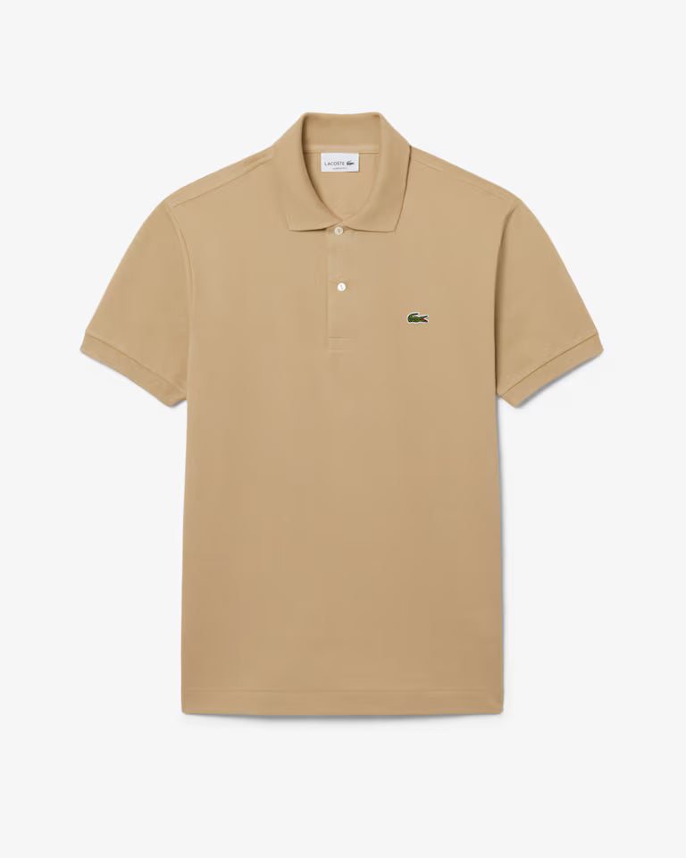 LACOSTE Lacoste Men Classic Fit L.12.12  Polo Shirt — Beige