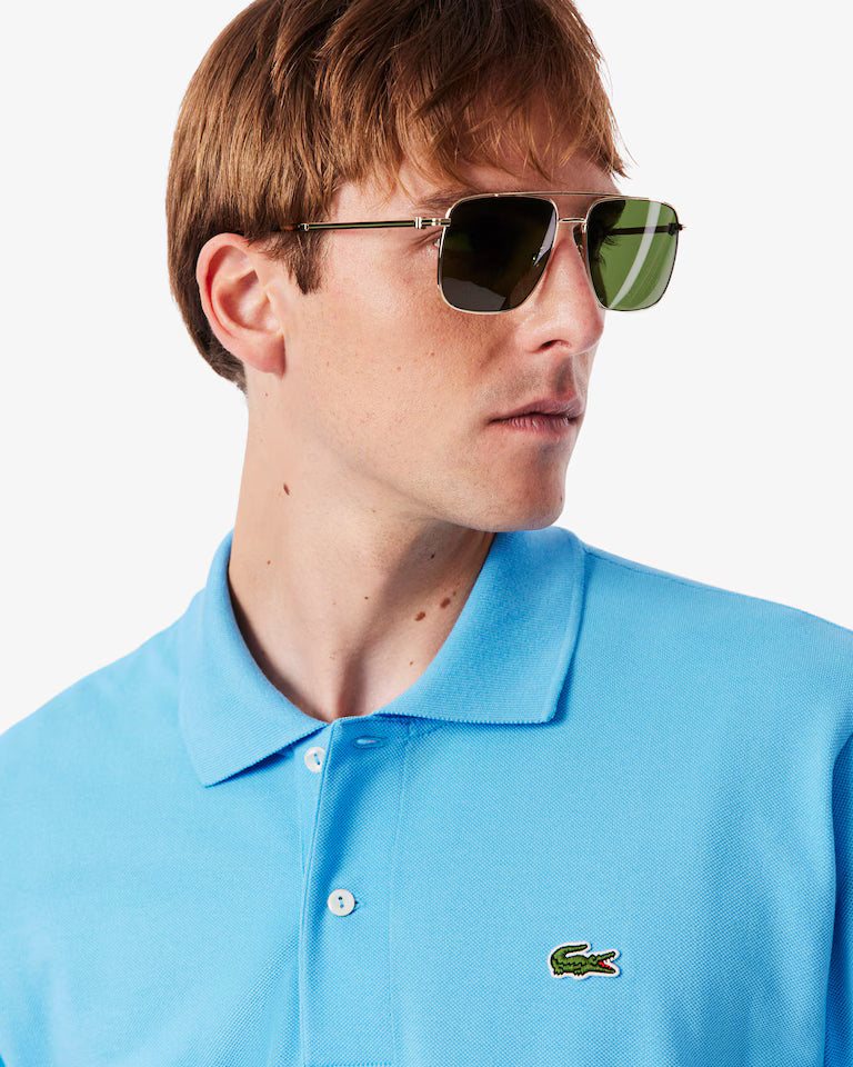 LACOSTE Lacoste Men Classic Fit L.12.12 Original Polo Shirt — Blue — 3