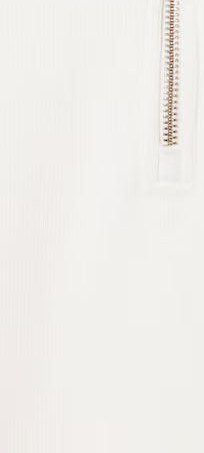 LACOSTE Lacoste Men Zip-Up High Neck Interlock Sweatshirt — White — 5